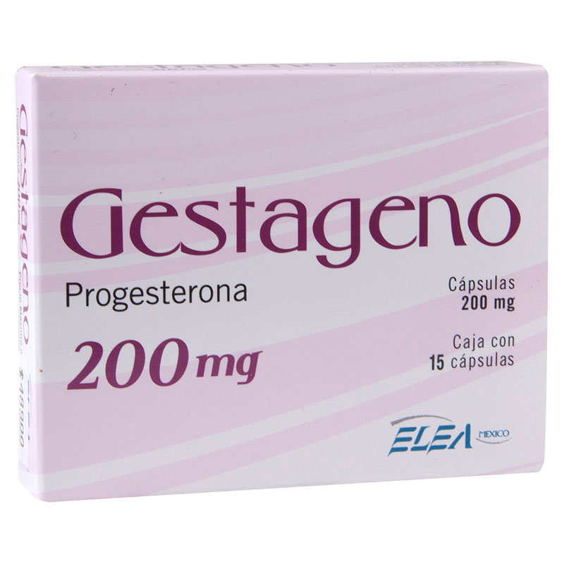 GESTAGENO 200 MG 15 CAPS