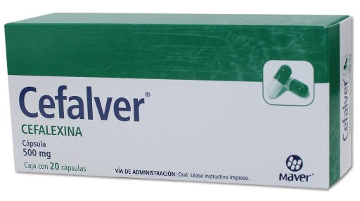 CEFALVER CAP. 500 MG. CAJA C/20