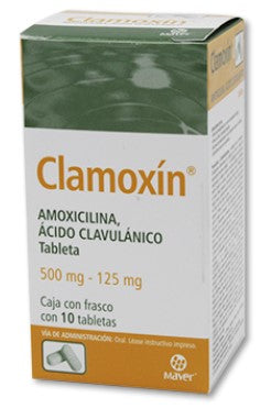 AMOX/A CLAV 500/125MG 10TAB LGEN