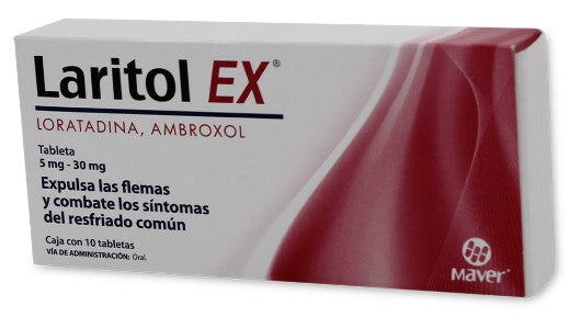 LARITOL EX 5/30MG 10 TAB  LGEN N