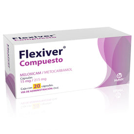 FLEXIVER COMPUESTO CAP. 15 MG./215 MG. CAJA C/20