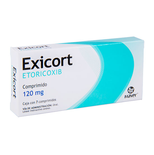 EXICORT COMPR 120 MG CAJA C7