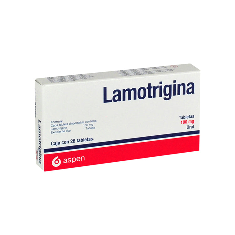 LAMOTRIGINA 100MG TAB C28