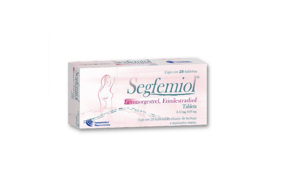 SEGFEMIOL 21 GRAG. 0.15/0.03 MG. CAJA C/21 (LETINNOV)