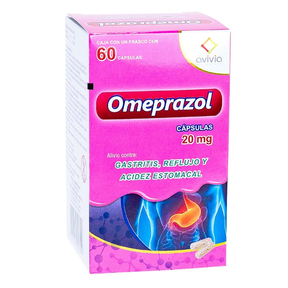 OMEPRAZOL 20 MG FCO 60 CAPS LGEN