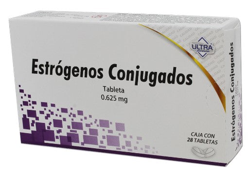 ESTROGENOS CONJUGADOS 0.625MG  C/28 TAB