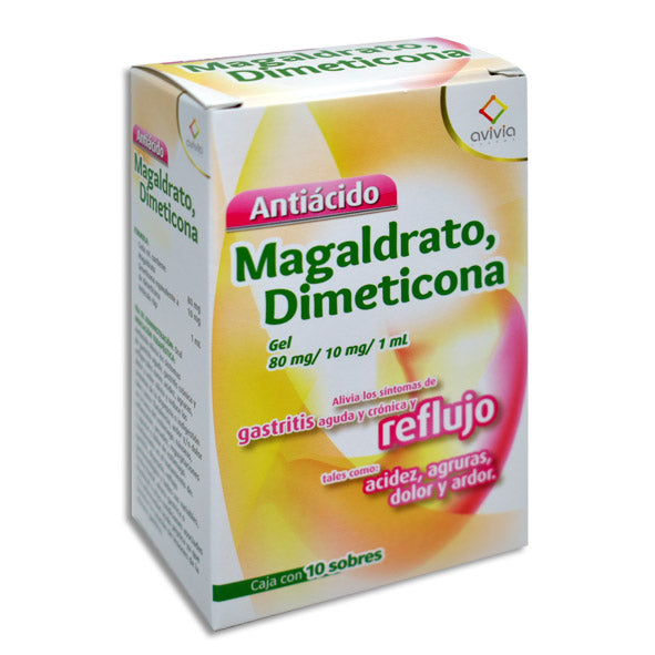 MAGAL/DIME 80/10MG 10SB GEL LGEN