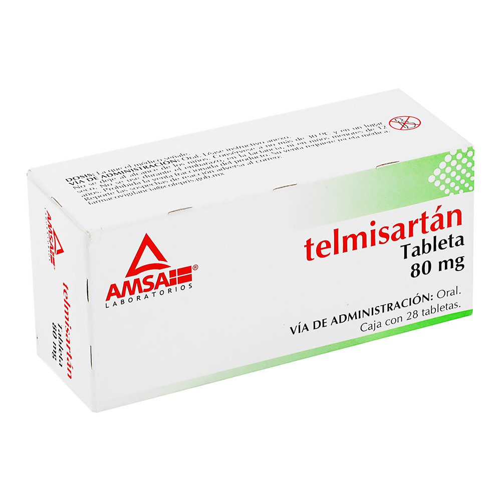 Telmisartan Tab 80 Mg Caja C28 Farma Leal