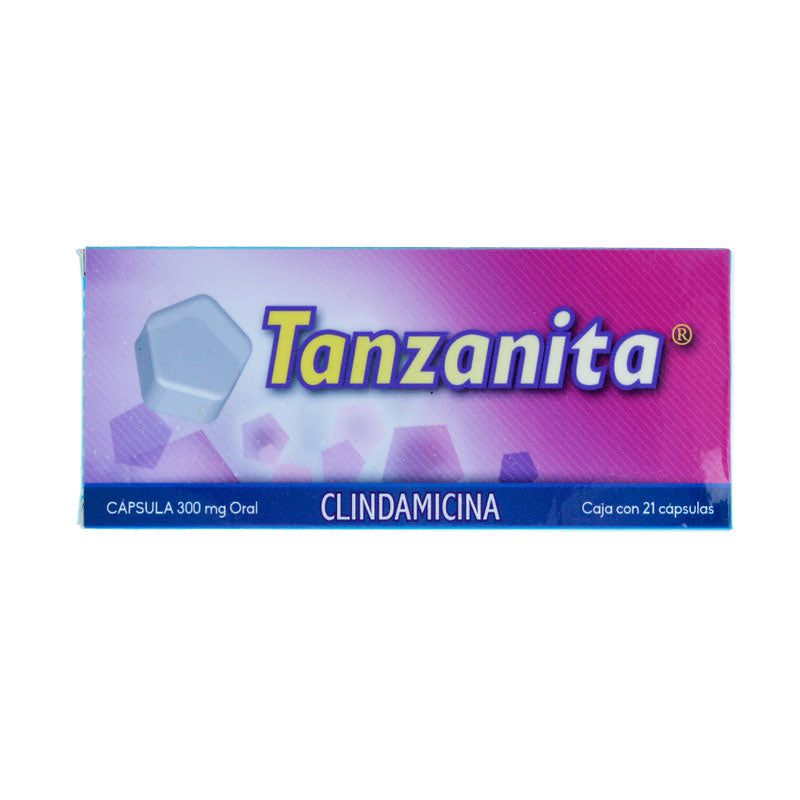 TANZANITA 300 MG 21 CAPS