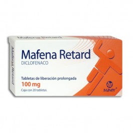 MAFENA RETARD TAB. L.P 100 MG C/20