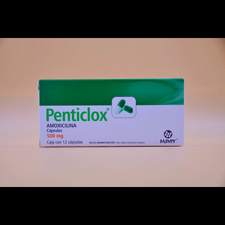 PENTICLOX CAP. 500 MG. CAJA C/12