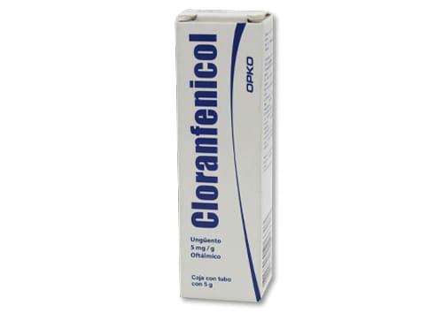 CLORANFENICOL UNGUENTO OFTALMICO CAJA C/TUBO C/5 G.