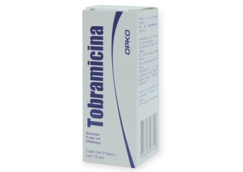 Tobramicina Sol. Oftalmica 3 Mg. Caja C/fco. Gotero C/15 Ml.