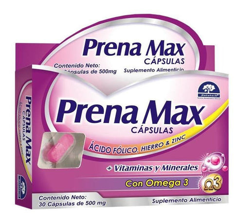 PRENAMAX 30 CAPS 400/93/84/500 MG – Farma Leal