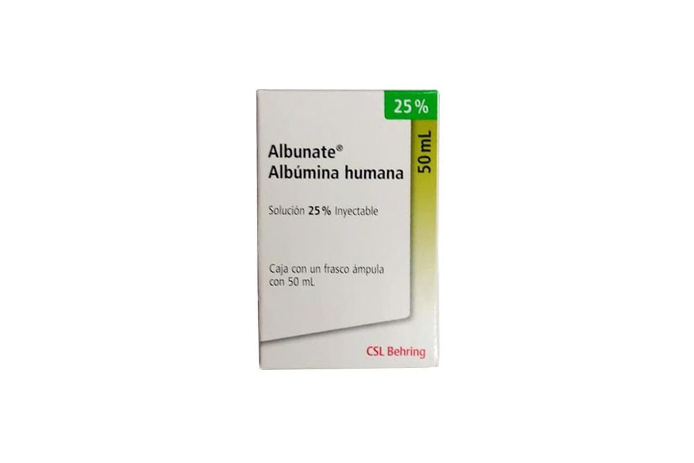 ALBUNATE IV INY 25% FAM C/50ML