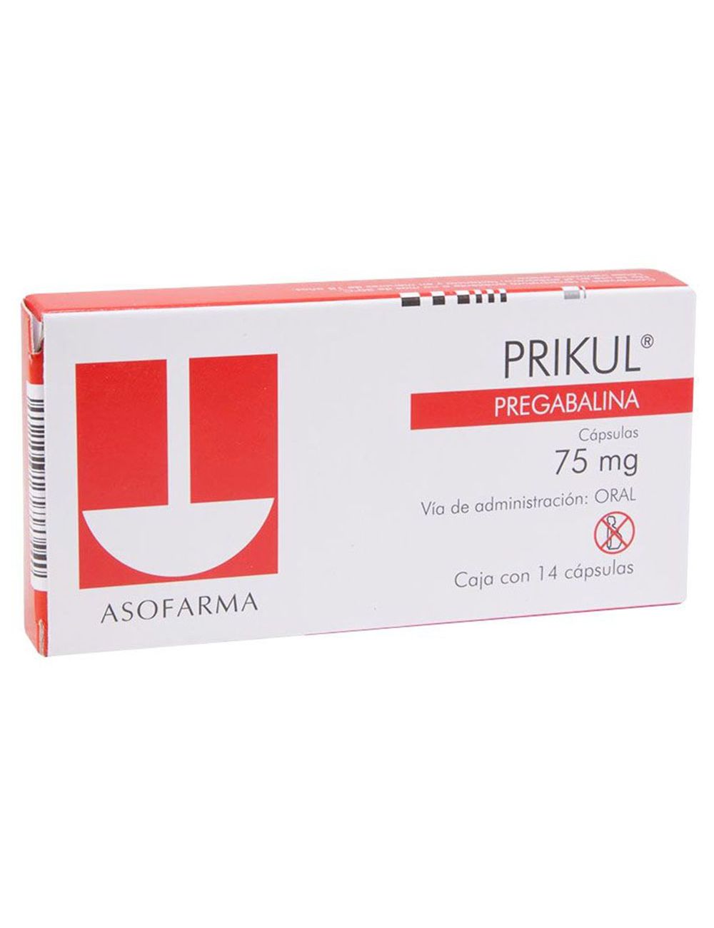 PRIKUL 75 MG 14 CAPS