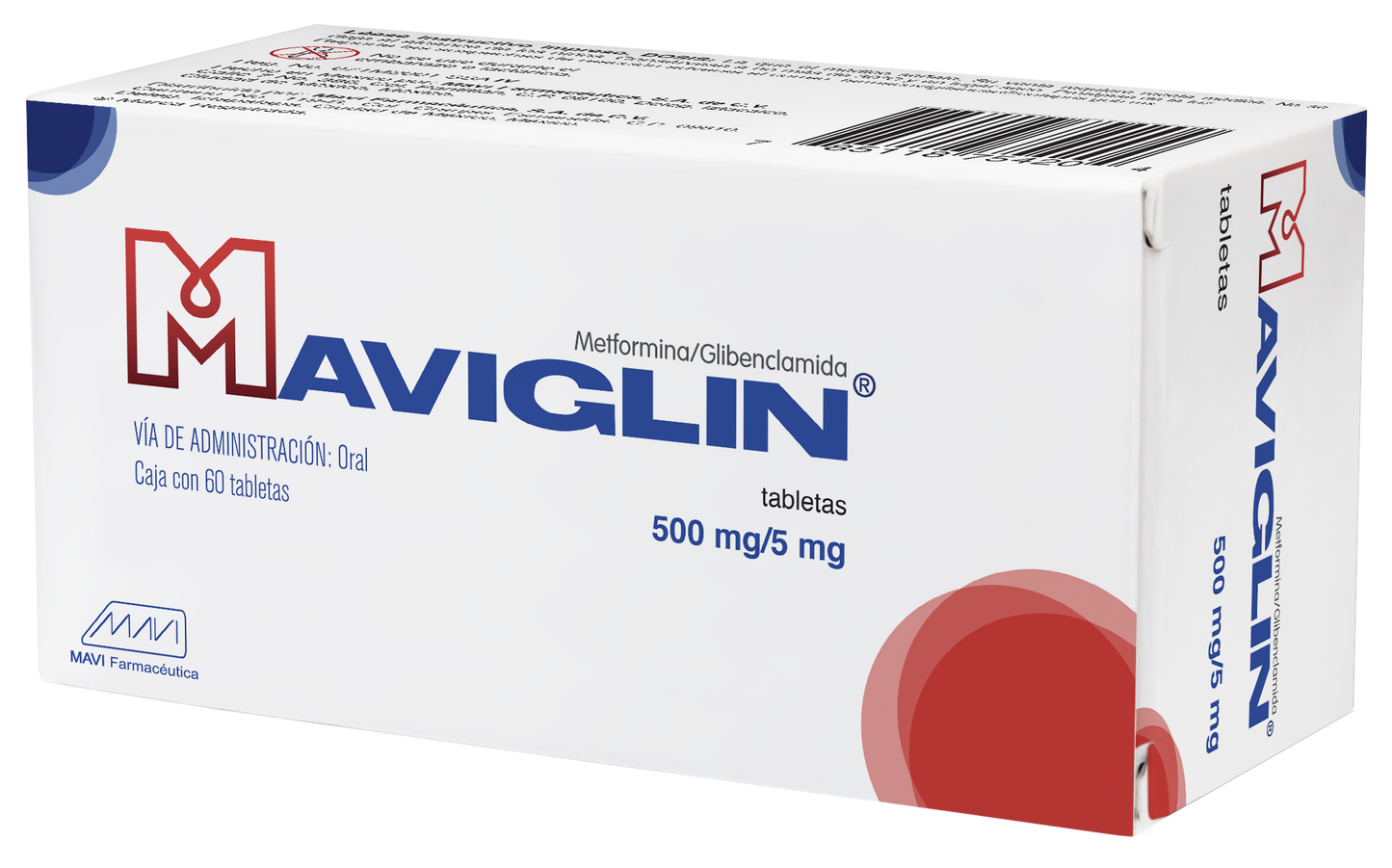 MAVIGLIN 60 GRAG 500/5 MG