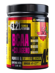 43 SUPPLEMENTS BCAA + COLAGENO 700GRS / 75 SERV