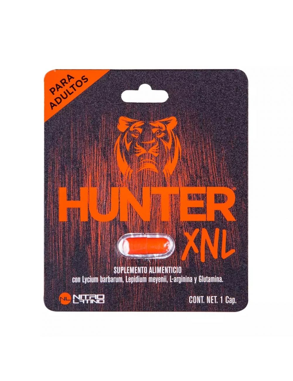 HUNTER XNL 500 MG SUP ALIM 1 CAPS