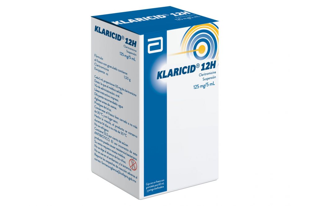 KLARICID PED 125 MG 60 ML