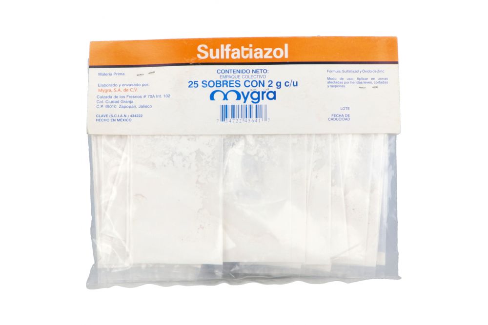 SULFATIAZOL MYGRA 2G 25 SB PVO