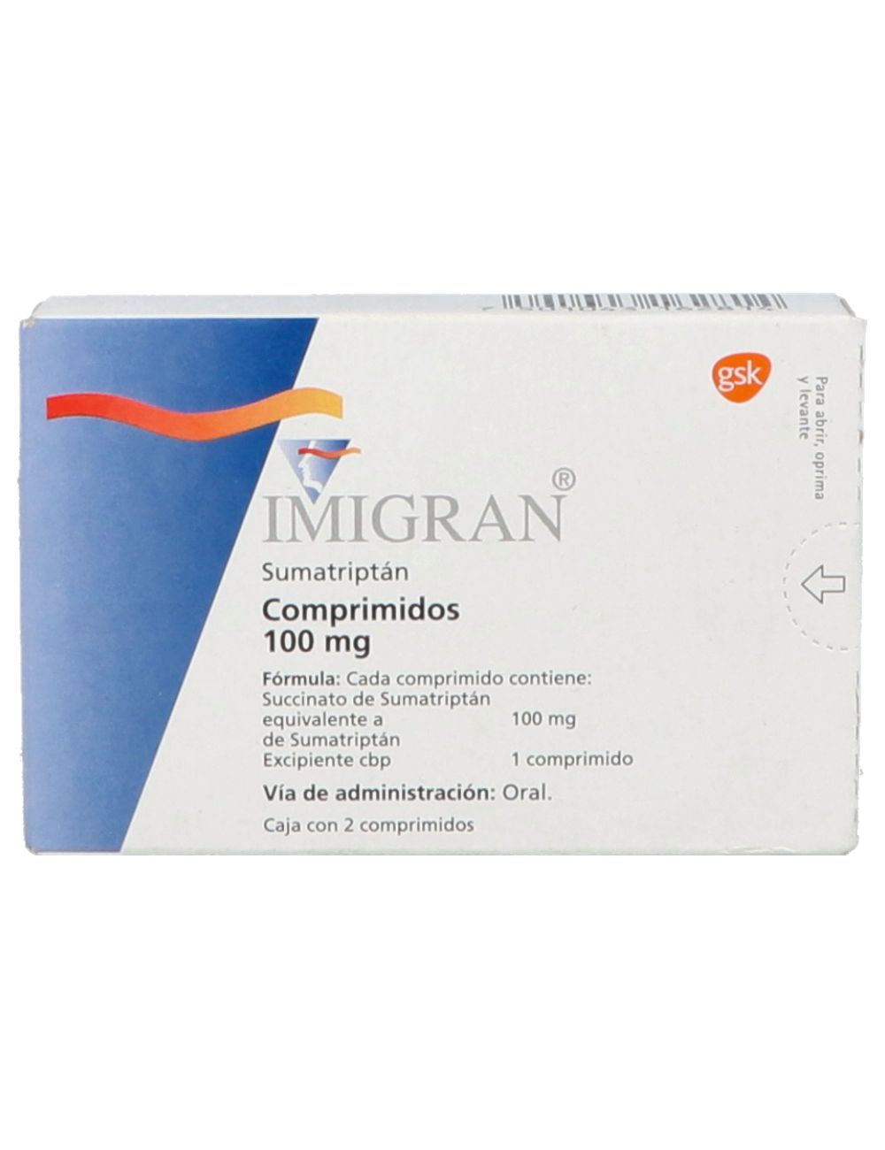 IMIGRAN 100 MG 2 TAB 6281