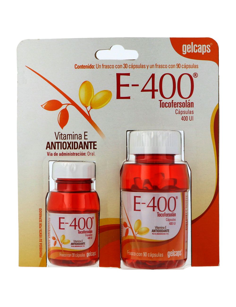 VITAMINA E 400GELCAPS DUO 30+90CAPS